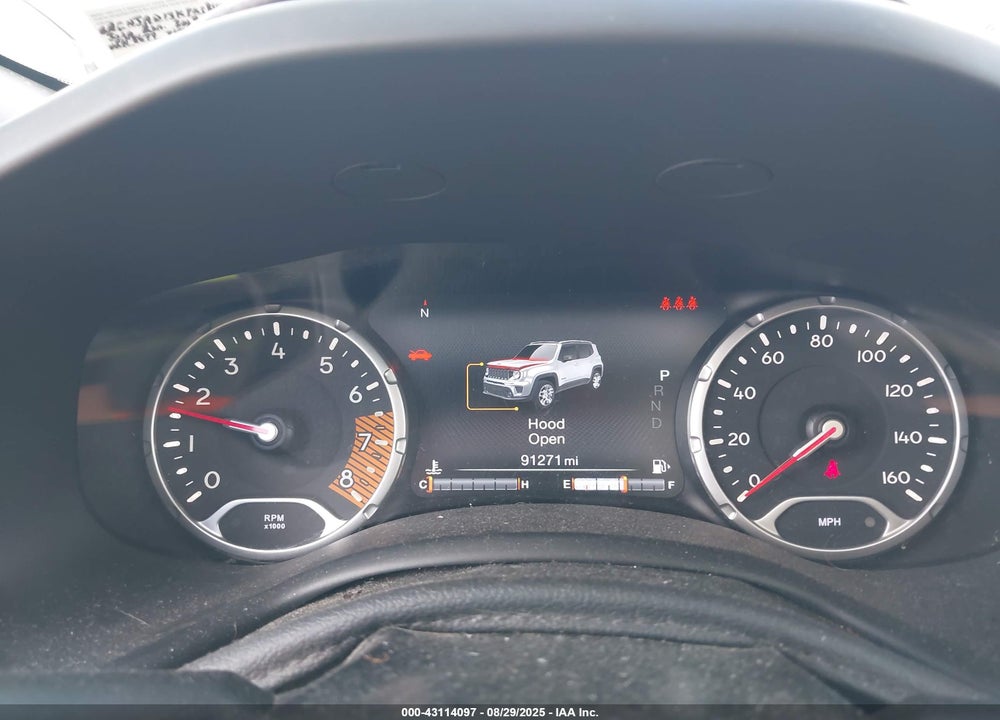 2019 JEEP RENEGADE LIMITED FWD VIN: ZACNJAD13KPK38575