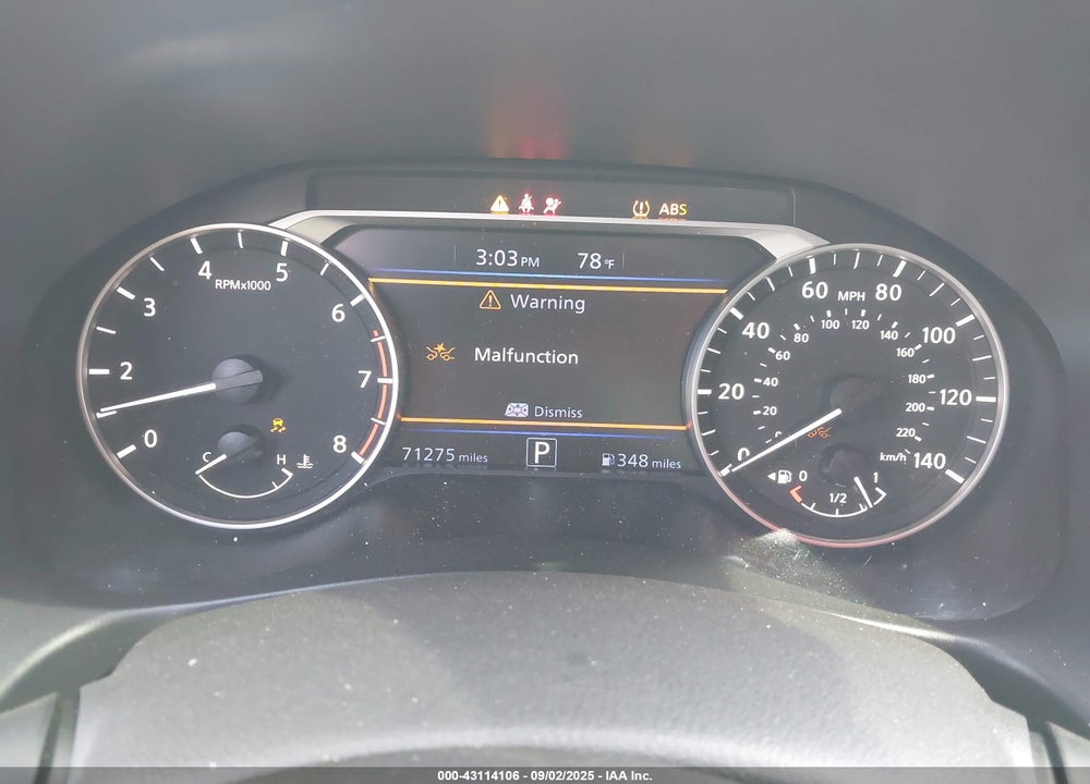 2019 NISSAN ALTIMA 2.5 SR VIN: 1N4BL4CV7KC178882