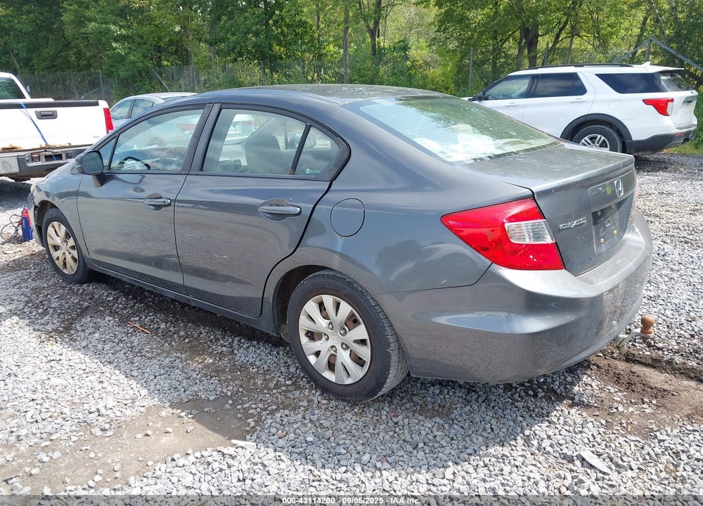 2012 HONDA CIVIC VIN: 2HGFB2F58CH565195