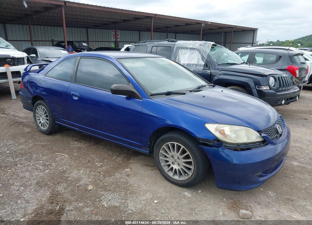 2005 HONDA CIVIC LX VIN: 1HGEM22555L074293