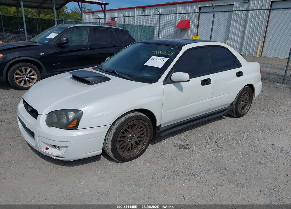 2004 SUBARU IMPREZA WRX VIN: JF1GD29684H523821