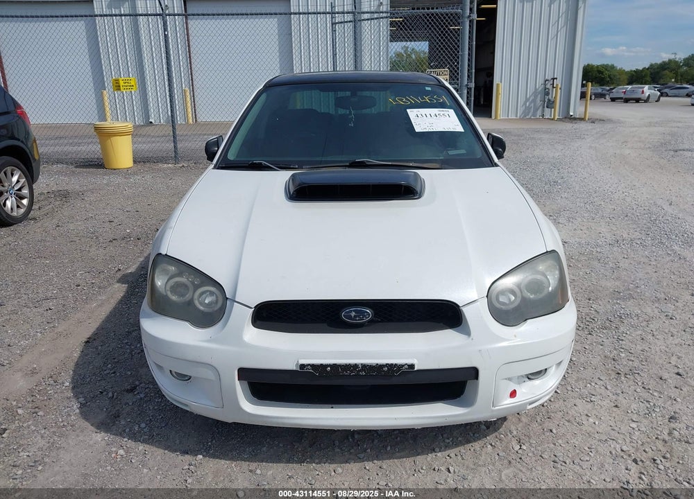 2004 SUBARU IMPREZA WRX VIN: JF1GD29684H523821