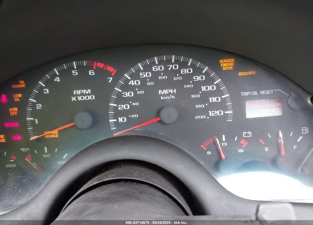 2001 CHEVROLET CAMARO VIN: 2G1FP22K612105182