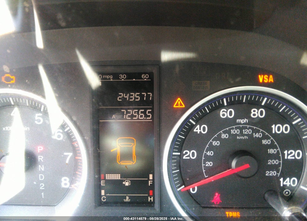 2007 HONDA CR-V VIN: JHLRE38397C068821