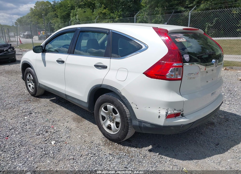 2016 HONDA CR-V VIN: 5J6RM4H33GL098414