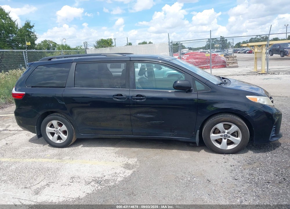 2019 TOYOTA SIENNA LE 8 PASSENGER VIN: 5TDKZ3DC5KS016148
