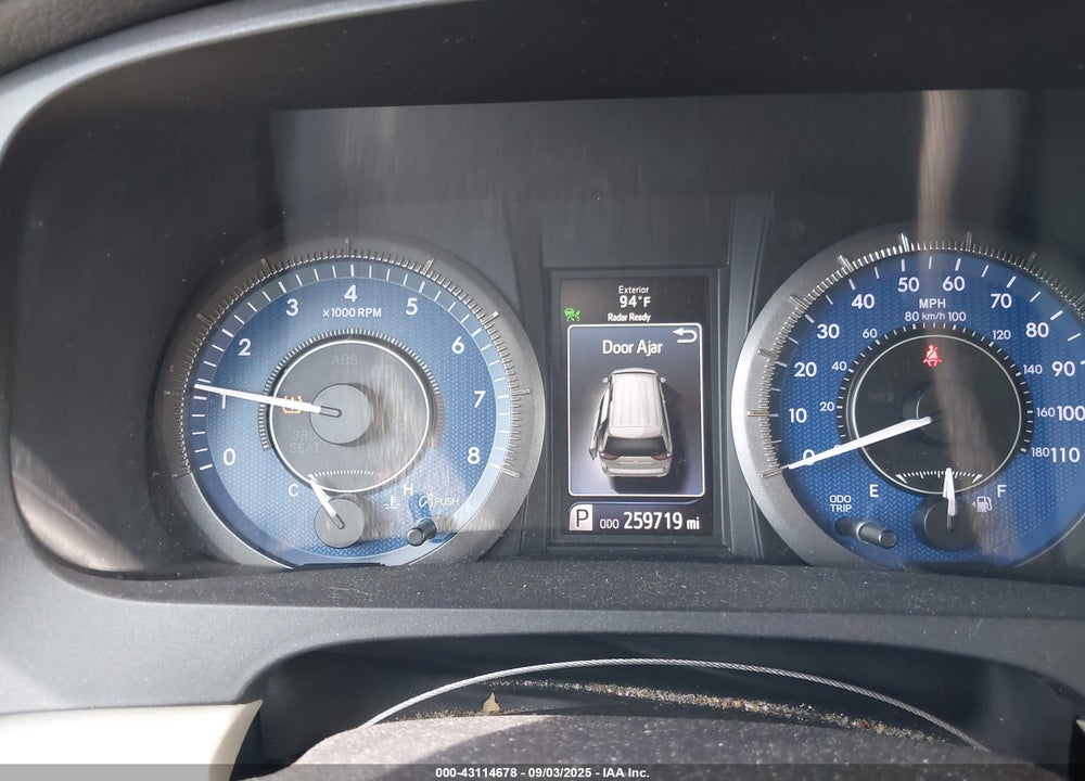 2019 TOYOTA SIENNA LE 8 PASSENGER VIN: 5TDKZ3DC5KS016148