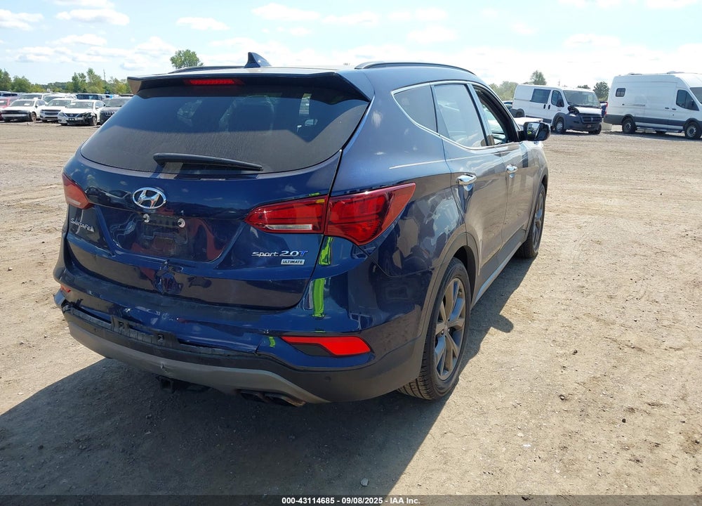 2018 HYUNDAI SANTA FE VIN: 5XYZW4LA2JG548398