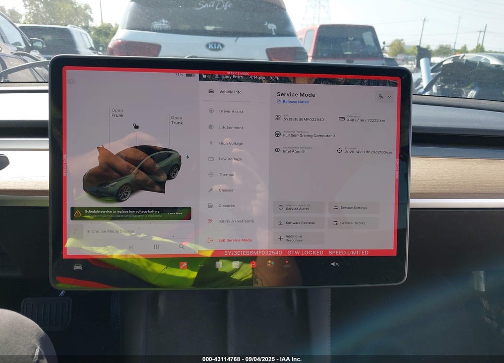 2021 TESLA MODEL 3 VIN: 5YJ3E1EB6MF032540