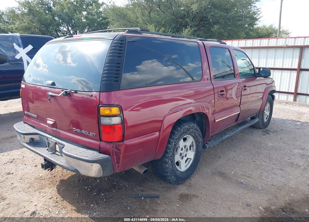 2004 CHEVROLET SUBURBAN 1500 LT VIN: 3GNEC16Z44G158763
