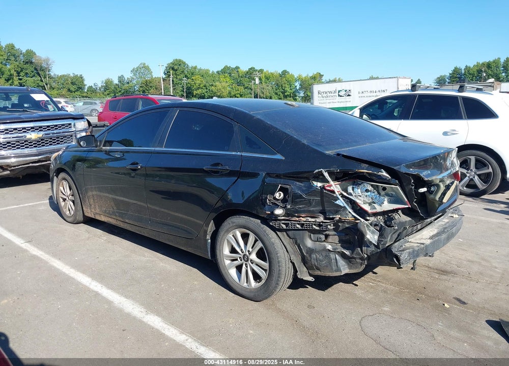 2013 HYUNDAI SONATA GLS VIN: 5NPEB4AC3DH517866