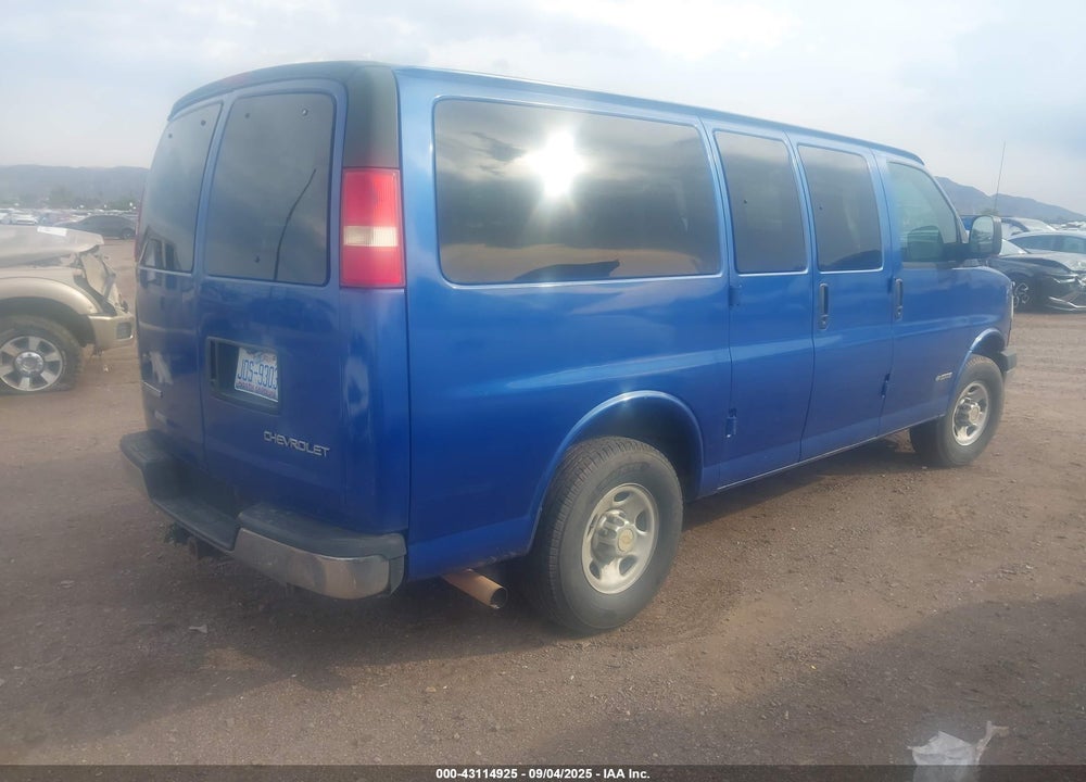 2003 CHEVROLET EXPRESS VIN: 1GAHG35UX31196340