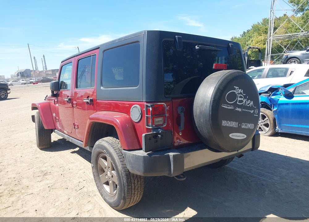 2013 JEEP WRANGLER UNLIMITED VIN: 1C4BJWDG8DL607669