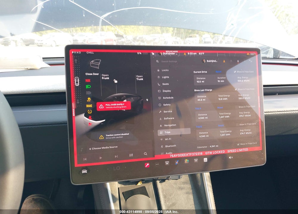 2026 TESLA MODEL Y LONG RANGE DUAL MOTOR ALL-WHEEL DRIVE/LONG RANGE LAUNCH SERIES VIN: 7SAYGDEEXTF372318