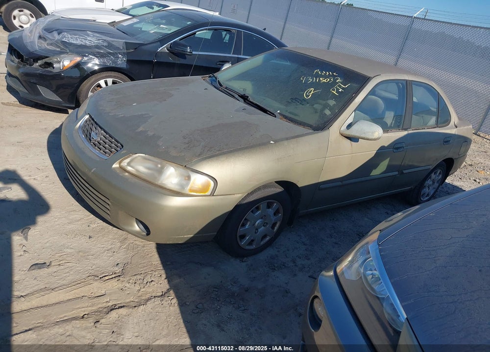 2002 NISSAN SENTRA GXE VIN: 3N1CB51D42L614838