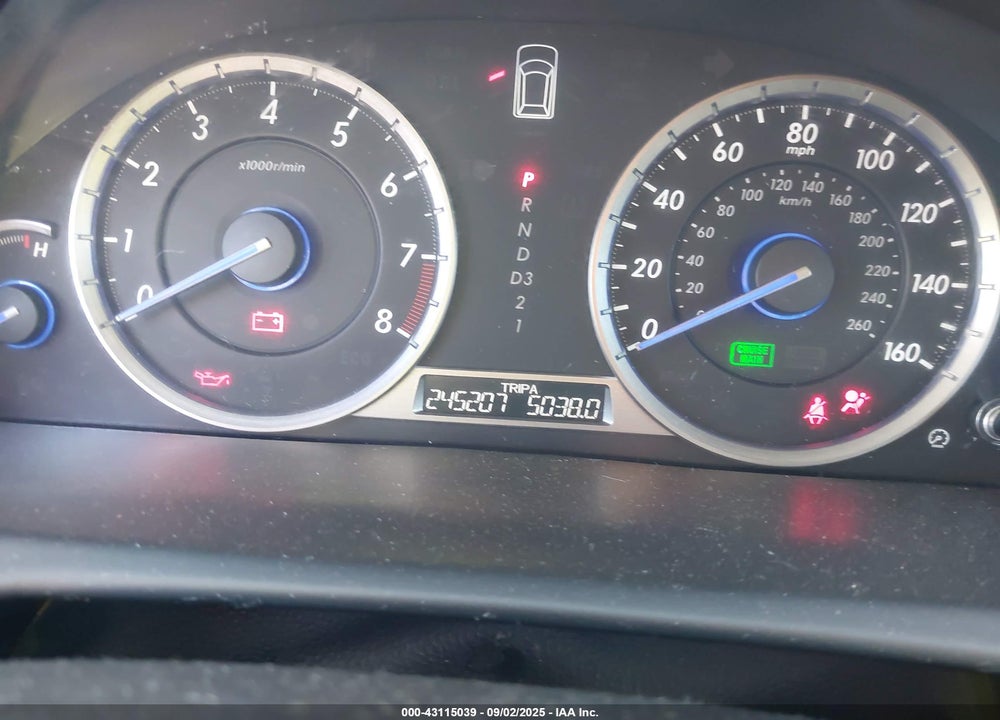 2013 HONDA CROSSTOUR VIN: 5J6TF3H56DL002167