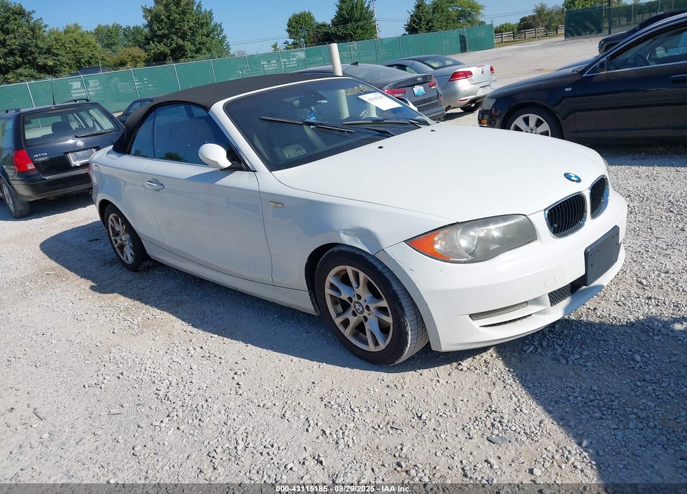 2008 BMW 128I VIN: WBAUN135X8VH80250