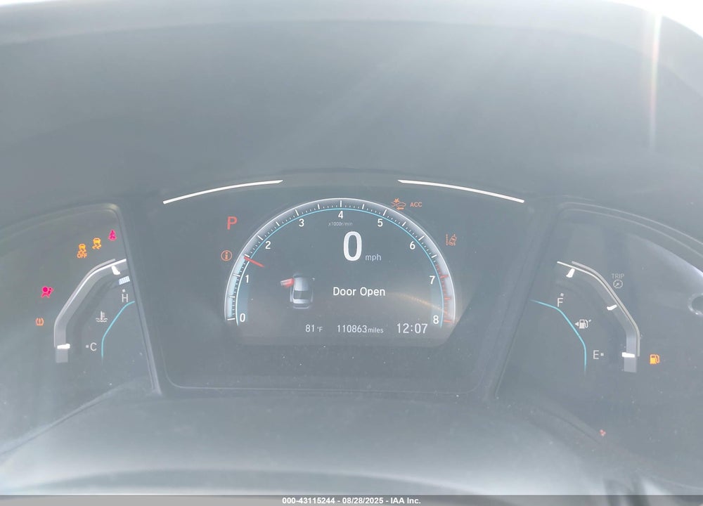 2020 HONDA CIVIC VIN: 2HGFC2F68LH531599