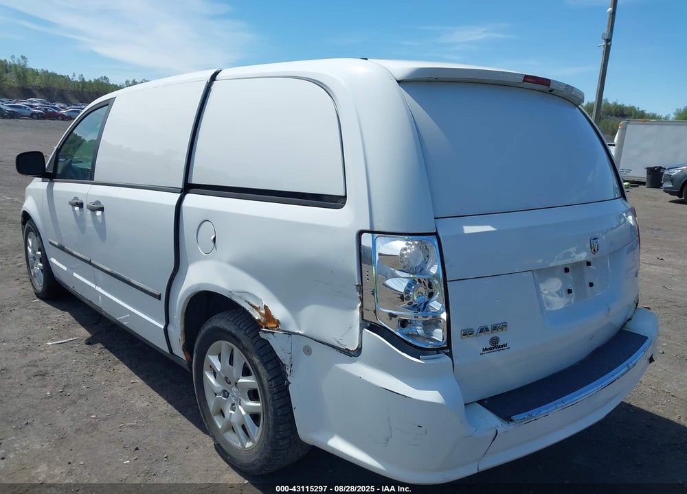 2014 RAM CARGO TRADESMAN VIN: 2C4JRGAG6ER417540