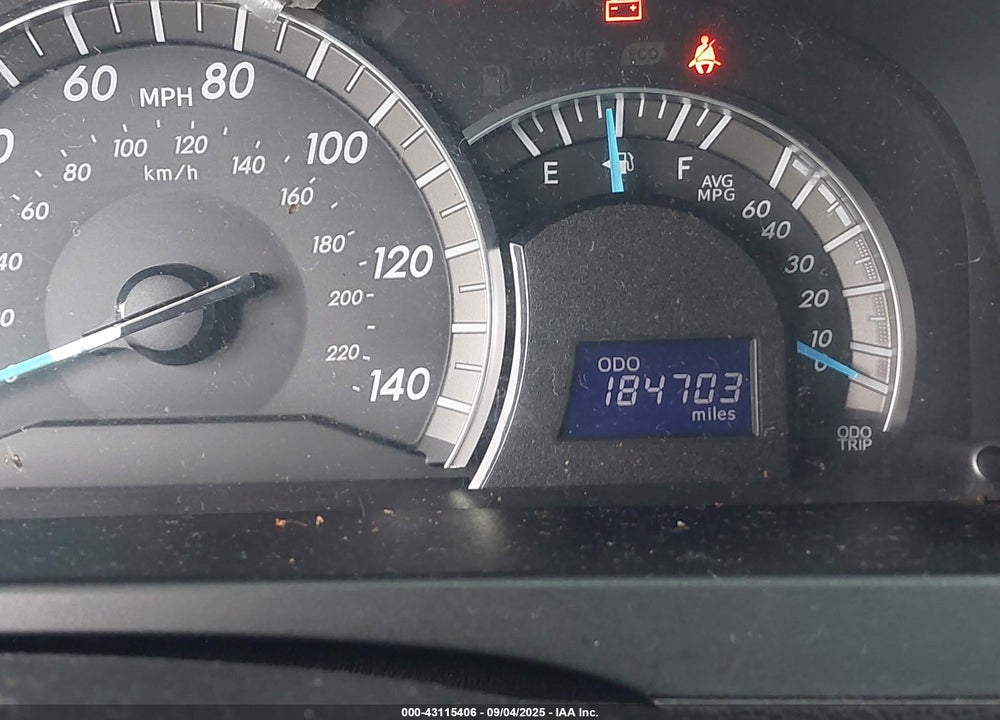 2014 TOYOTA CAMRY VIN: 4T1BF1FK6EU354364