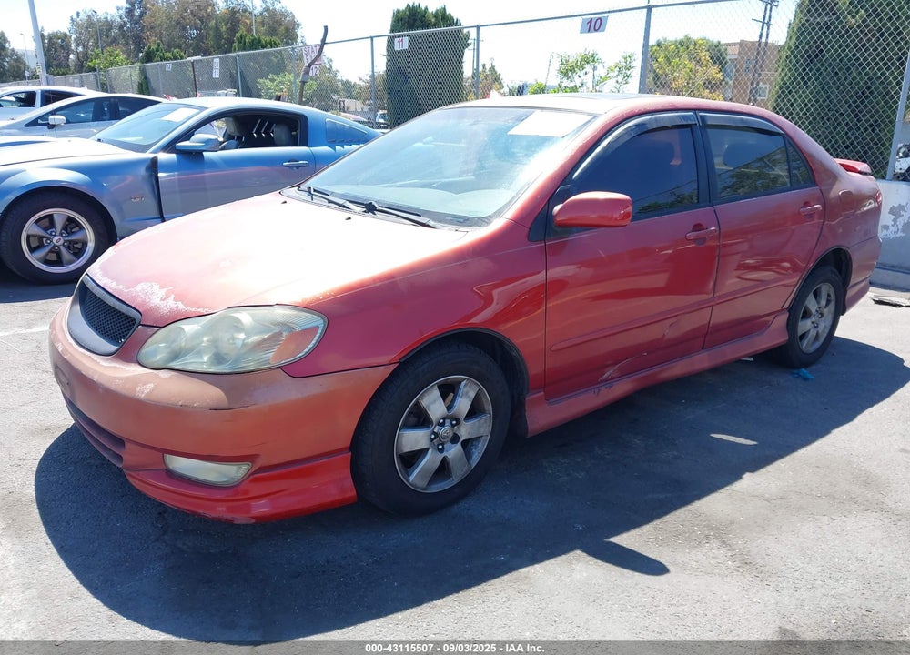 2003 TOYOTA COROLLA S VIN: 1NXBR32E83Z100445