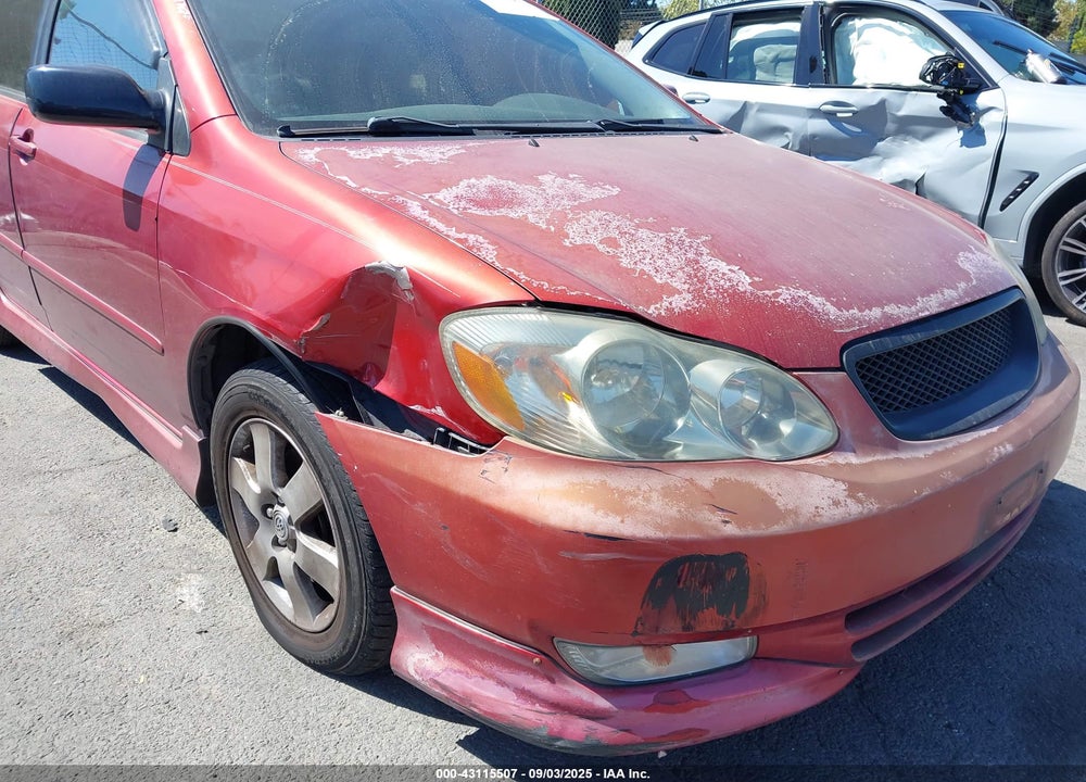 2003 TOYOTA COROLLA S VIN: 1NXBR32E83Z100445