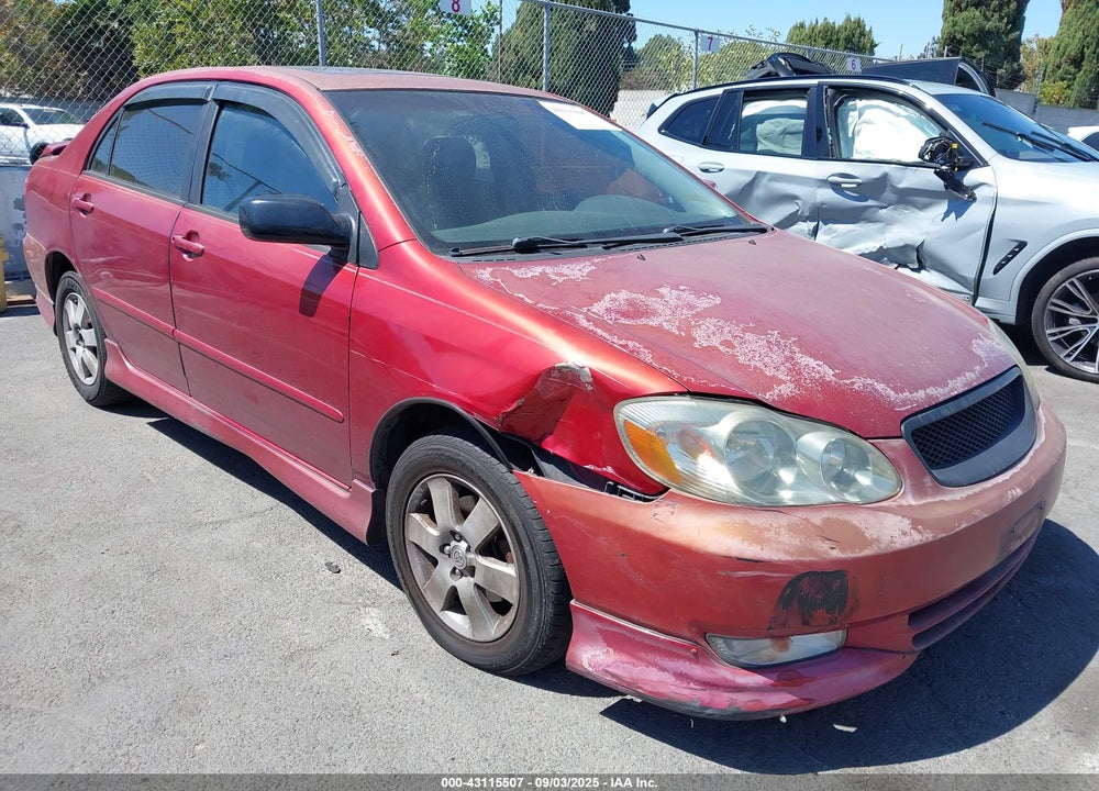 2003 TOYOTA COROLLA S VIN: 1NXBR32E83Z100445