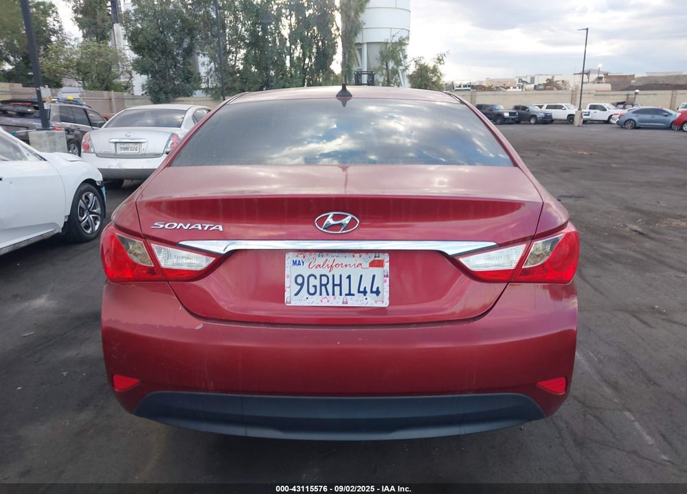 2014 HYUNDAI SONATA GLS VIN: 5NPEB4ACXEH938324