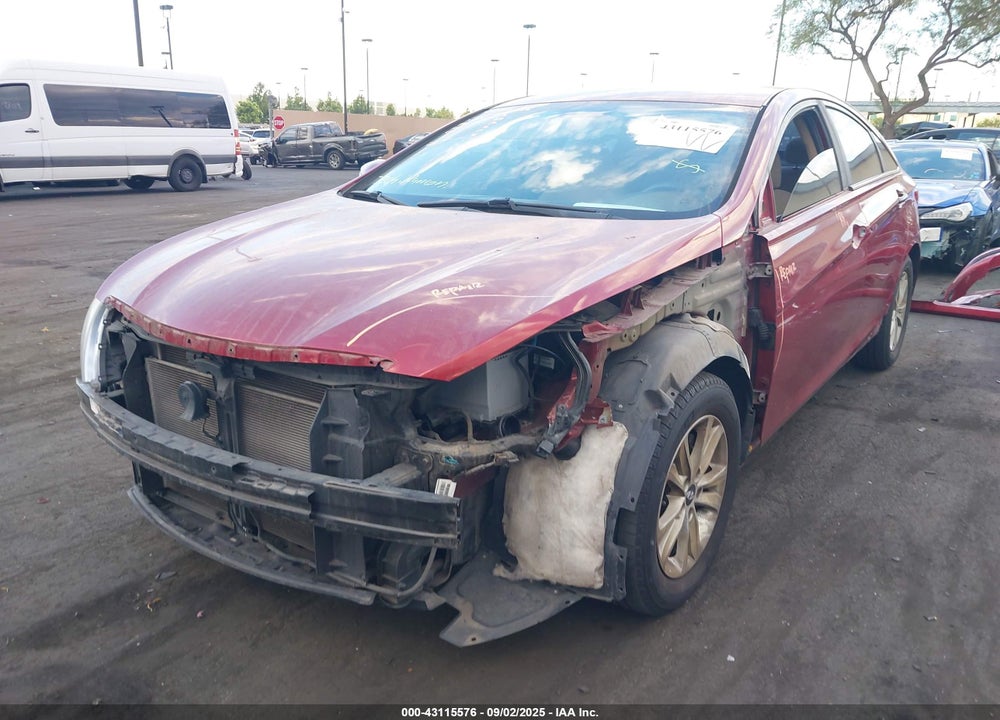 2014 HYUNDAI SONATA GLS VIN: 5NPEB4ACXEH938324