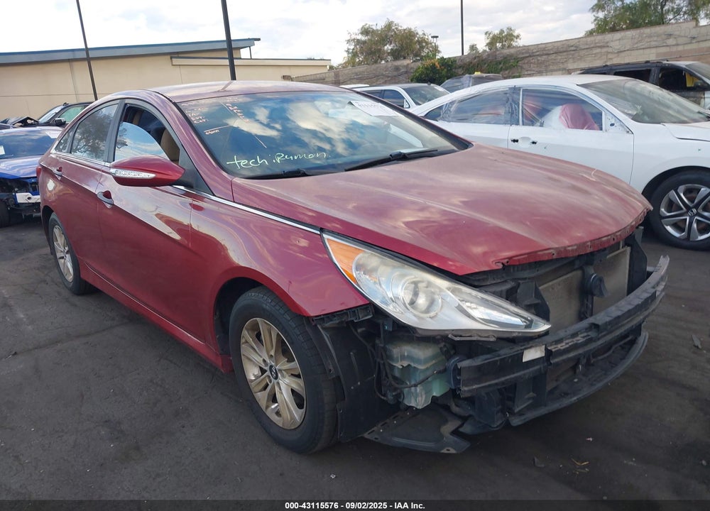 2014 HYUNDAI SONATA GLS VIN: 5NPEB4ACXEH938324