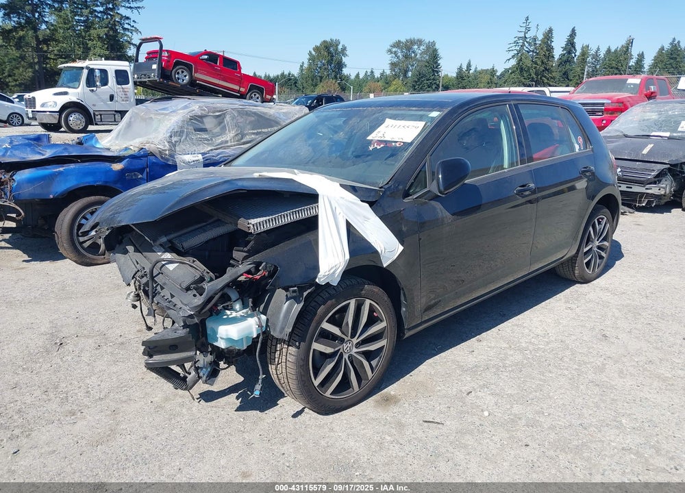 2015 VOLKSWAGEN GOLF TSI SE 4-DOOR VIN: 3VW217AUXFM018556