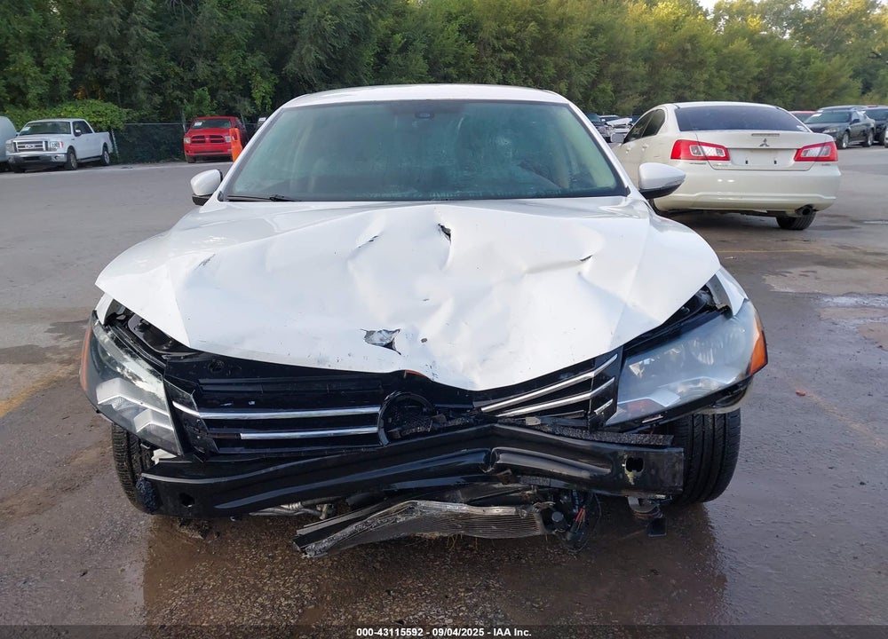 2012 VOLKSWAGEN PASSAT 2.5L SE VIN: 1VWBH7A38CC046047