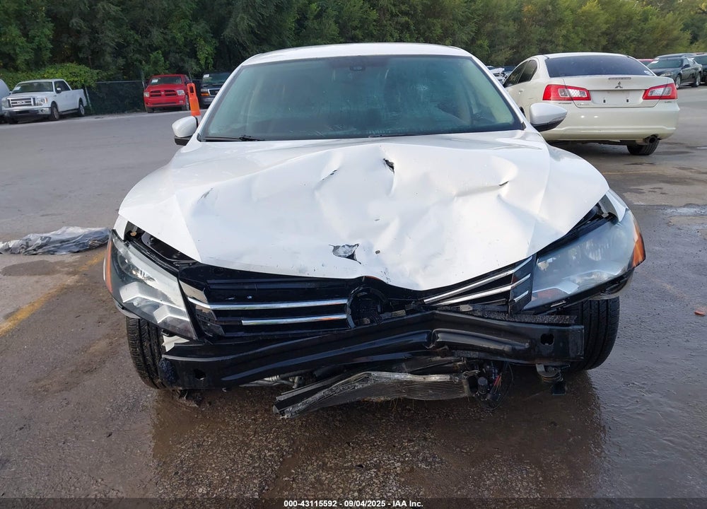 2012 VOLKSWAGEN PASSAT 2.5L SE VIN: 1VWBH7A38CC046047