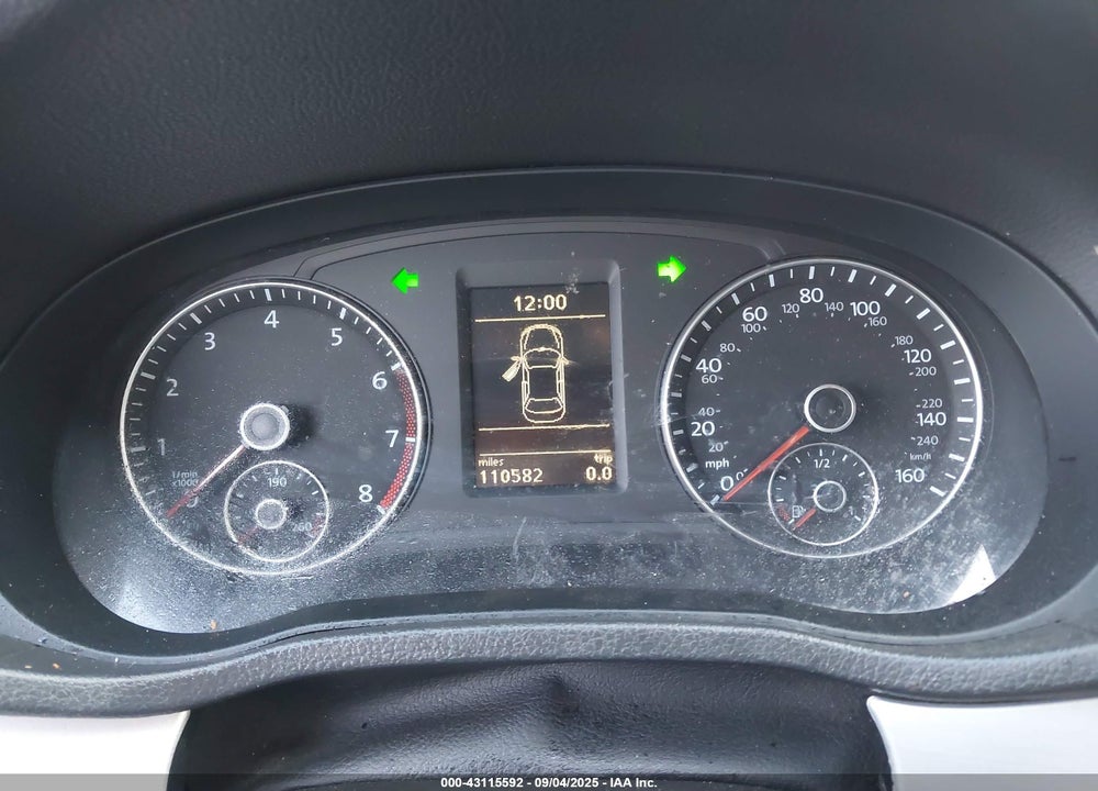 2012 VOLKSWAGEN PASSAT 2.5L SE VIN: 1VWBH7A38CC046047