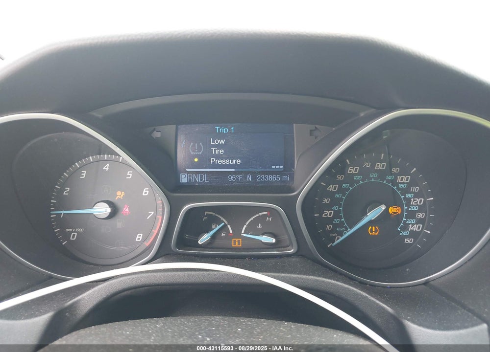 2012 FORD FOCUS VIN: 1FAHP3K22CL284514
