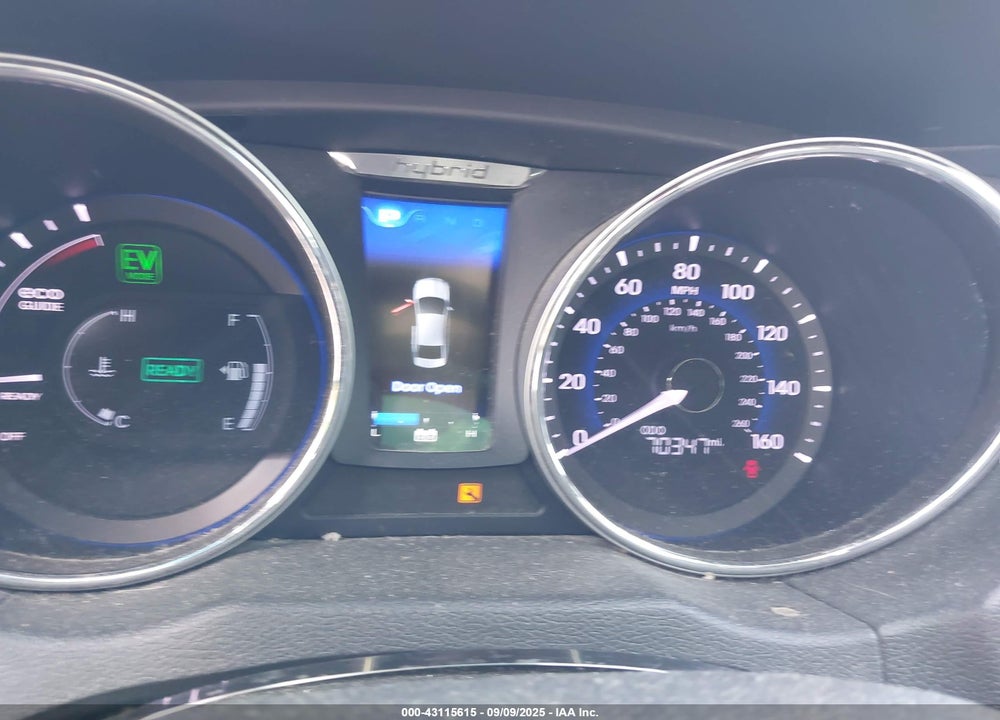2012 HYUNDAI SONATA HYBRID VIN: KMHEC4A41CA062216