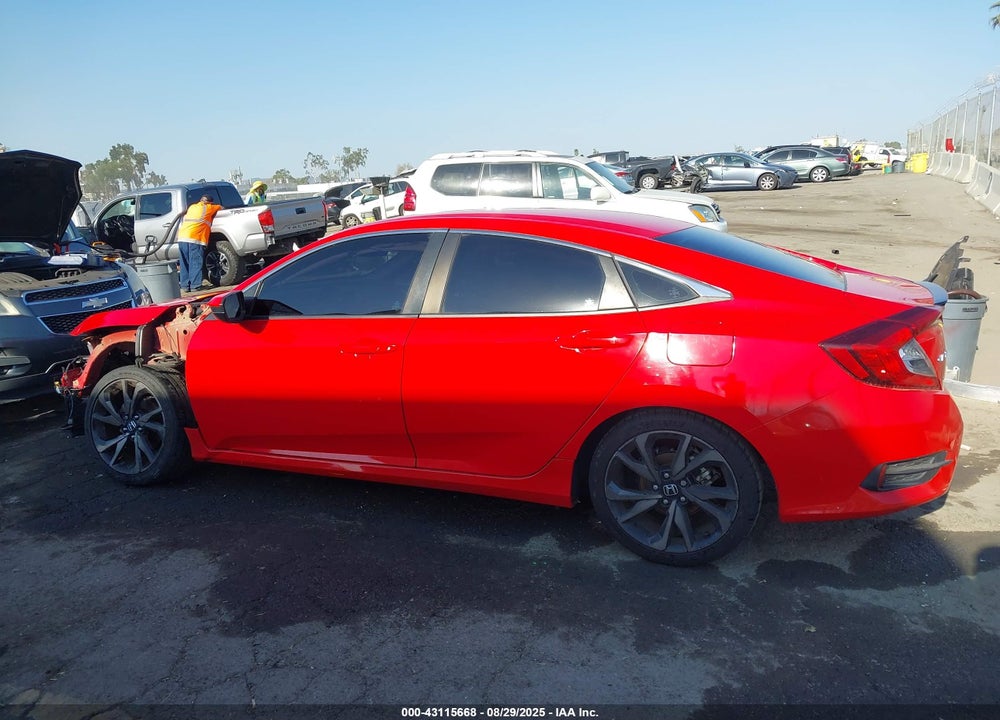 2020 HONDA CIVIC SPORT VIN: 2HGFC2F89LH569828