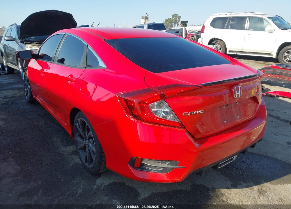 2020 HONDA CIVIC SPORT VIN: 2HGFC2F89LH569828