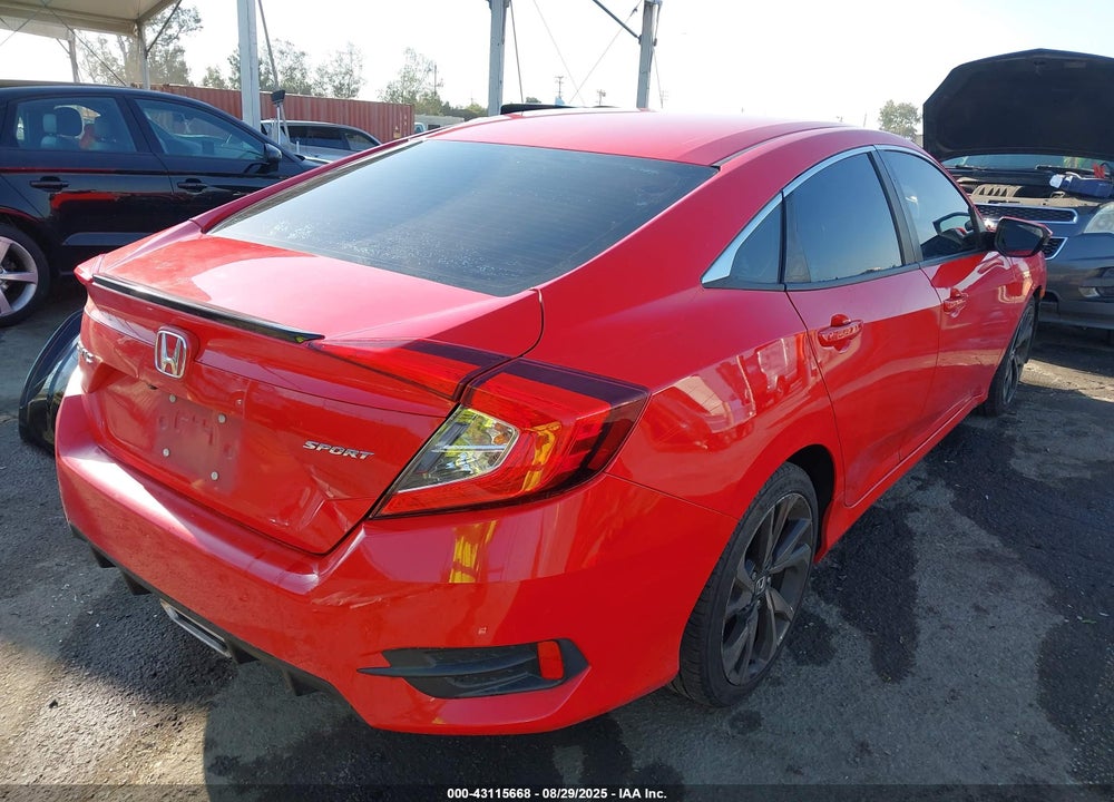 2020 HONDA CIVIC SPORT VIN: 2HGFC2F89LH569828