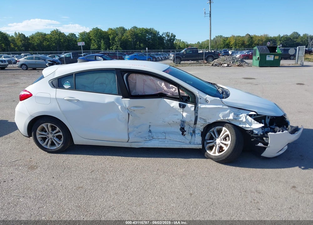 2019 CHEVROLET CRUZE VIN: 3G1BC6SM6KS547183