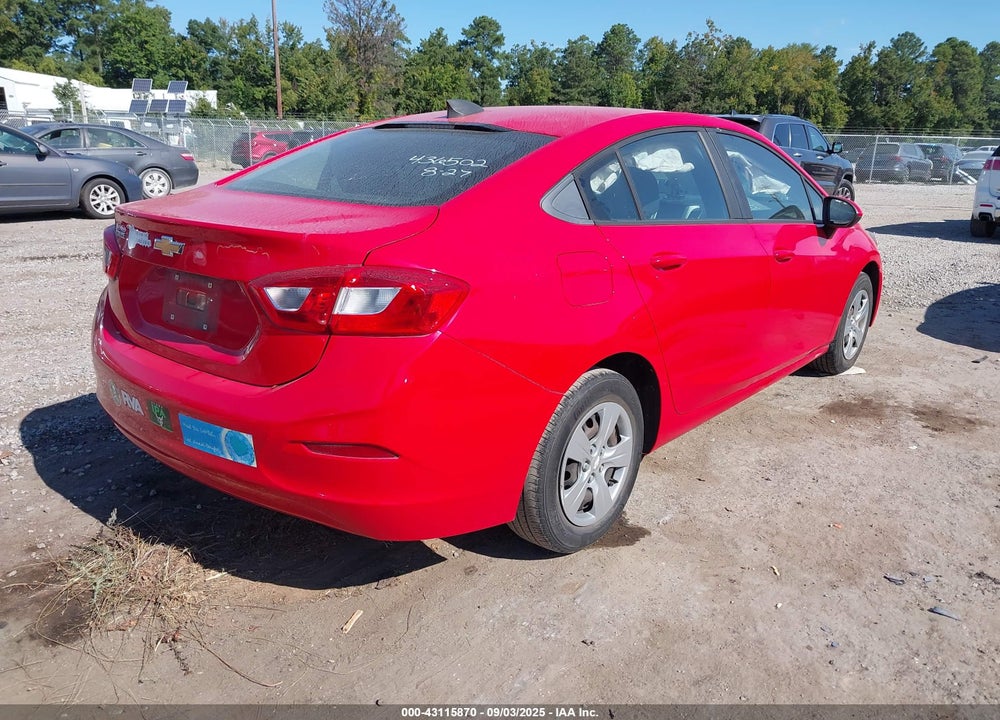2017 CHEVROLET CRUZE VIN: 1G1BC5SM4H7185050