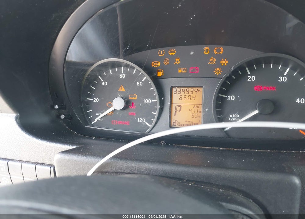 2011 MERCEDES-BENZ SPRINTER 2500 HIGH ROOF VIN: WD3PE8CB5B5562245