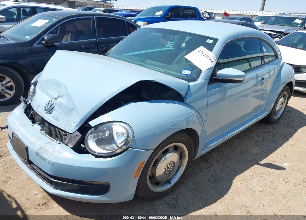 2012 VOLKSWAGEN BEETLE VIN: 3VWJX7AT4CM653382