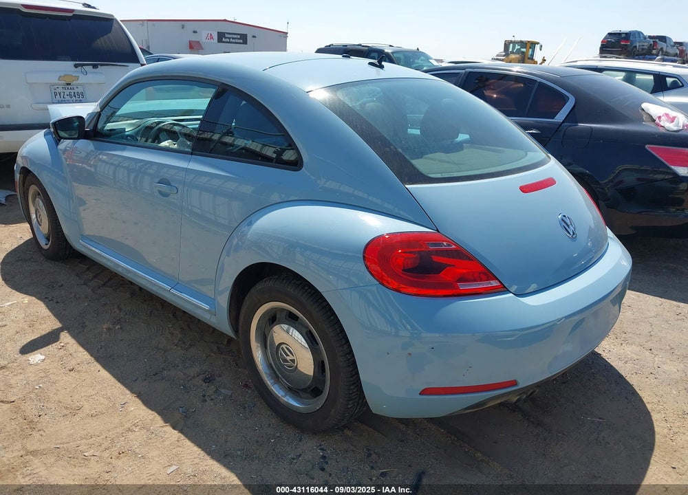 2012 VOLKSWAGEN BEETLE VIN: 3VWJX7AT4CM653382