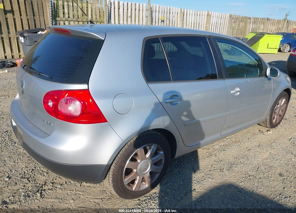 2007 VOLKSWAGEN RABBIT 4-DOOR VIN: WVWDS71K37W262025