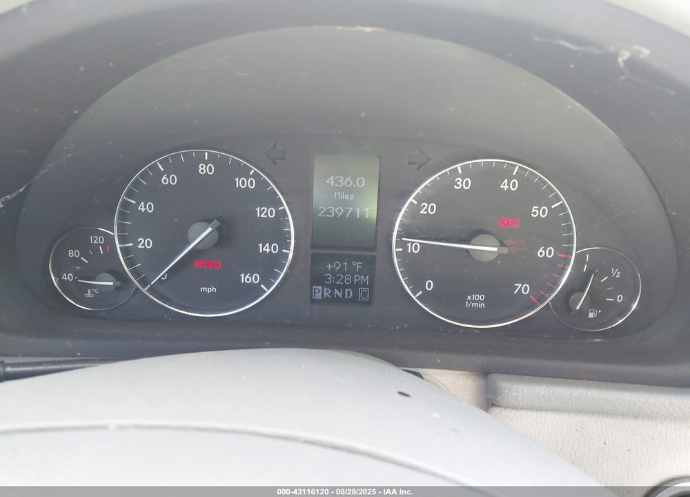 2005 MERCEDES-BENZ C 240 LUXURY 4MATIC VIN: WDBRH81J65F615189