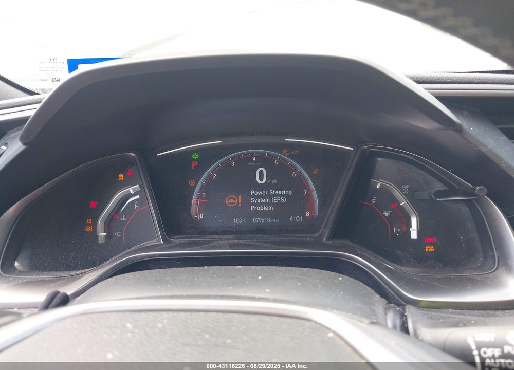 2020 HONDA CIVIC VIN: SHHFK7H92LU200656