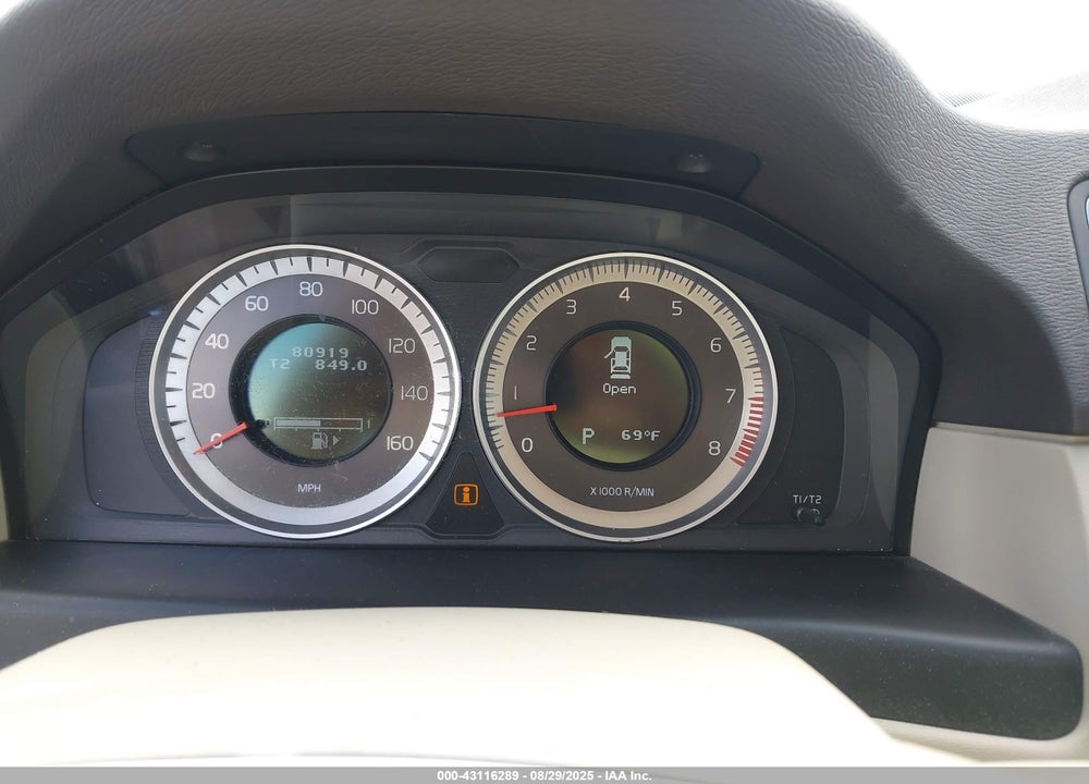 2012 VOLVO S80 VIN: YV1902AH7C1159646