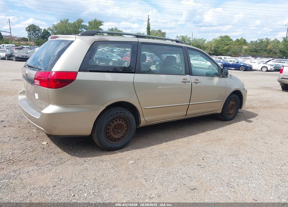 2004 TOYOTA SIENNA CE VIN: 5TDZA23C24S080796