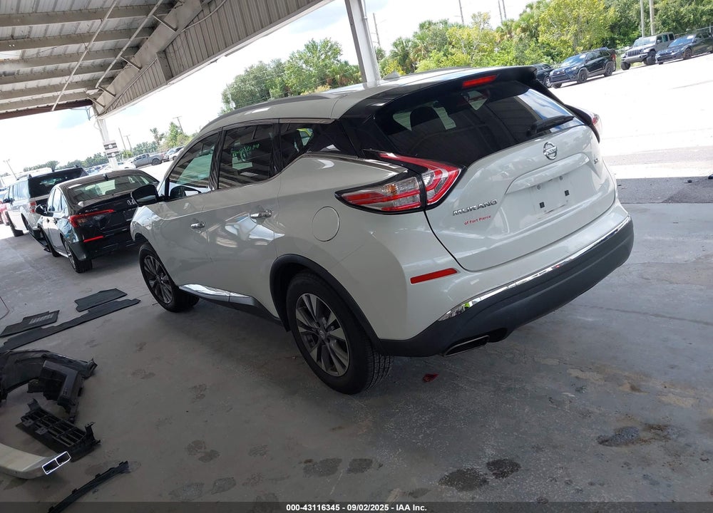 2015 NISSAN MURANO VIN: 5N1AZ2MG8FN216148